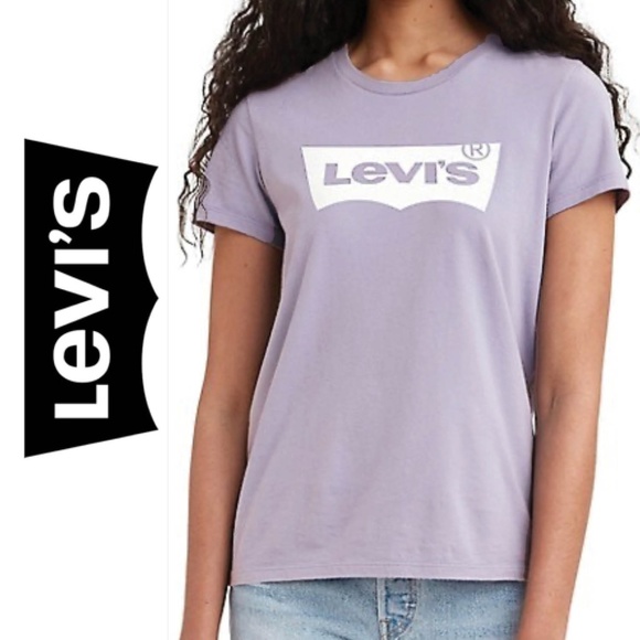 NWOT🦋 LEVI’S Perfect Graphic Logo T-Shirt | Large - Picture 1 of 12